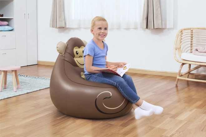 Inflatable Monkey Chair for Children
