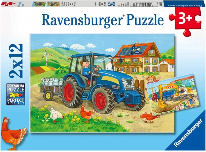 Ravensburger At the Construction Site Puzzle Set