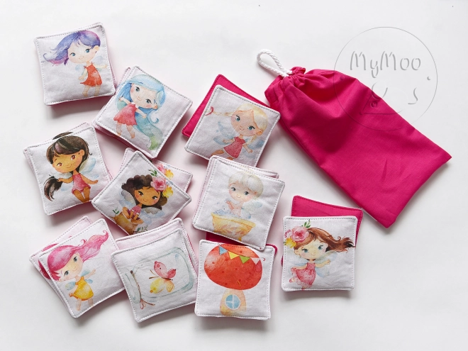 Mymoo Textile Memory Game - Forest Fairies