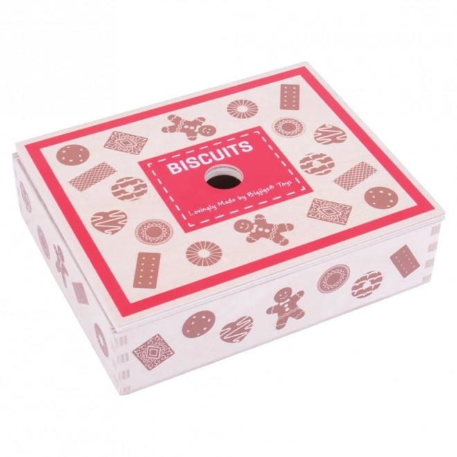 Bigjigs Toys Wooden Cookie Box