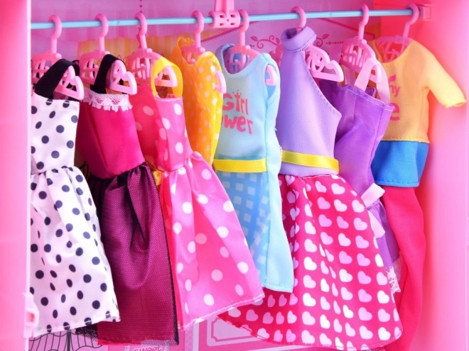 Anlily Doll Wardrobe Playset