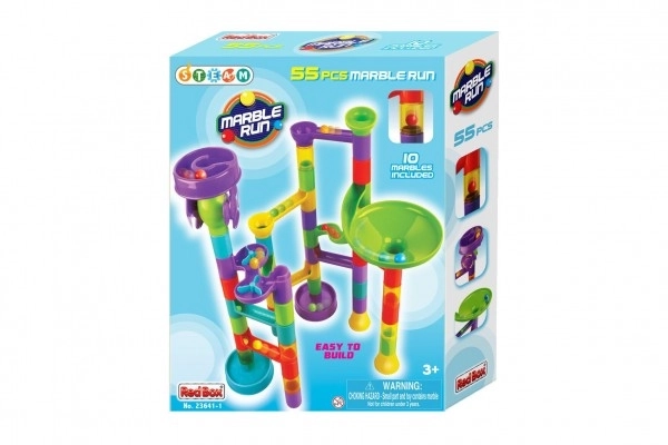 Marble Run Set Plastic 55-Piece