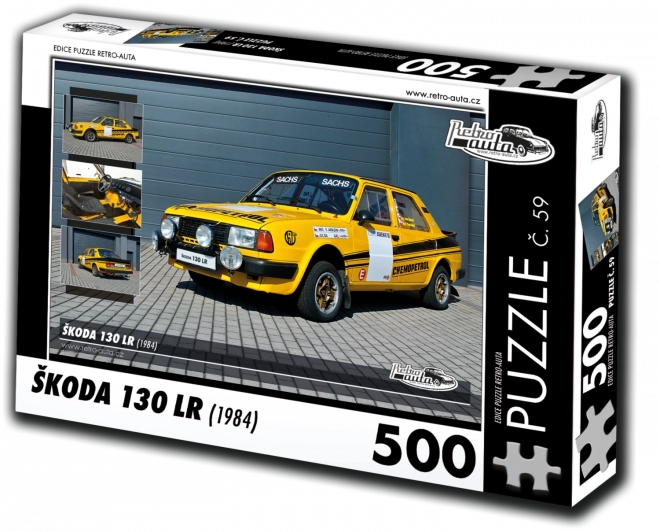 Retro Auto Puzzle Škoda 130 LR