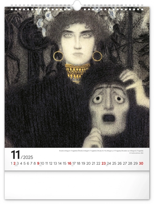 Wall Calendar Gustav Klimt 2025