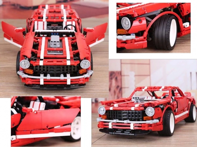 Technical Building Blocks Muscle Car Mustang