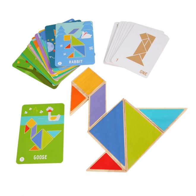 Lucy & Leo Tangram Wooden Puzzle Game