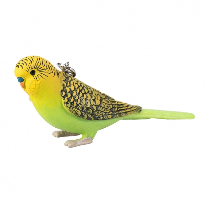 Green Budgerigar Keychain