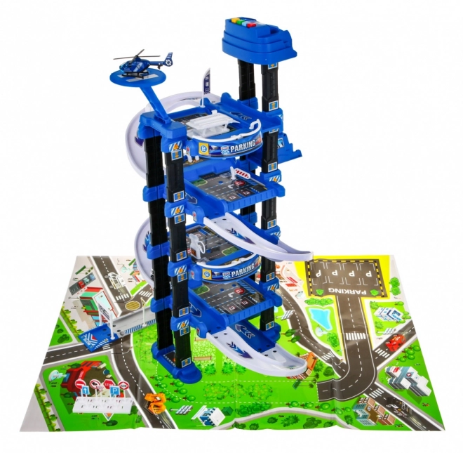 Mega Multi-Level Parking Set with Play Mat