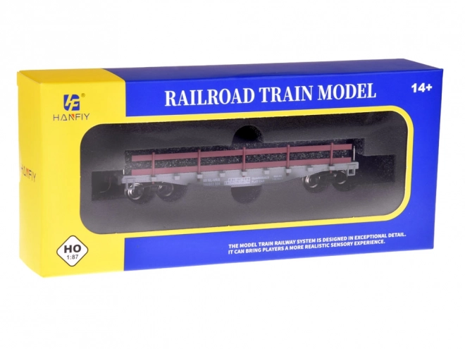 Open Freight Car for HO Scale Model Train