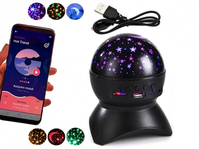 Starry Night Light Projector with Bluetooth Speaker
