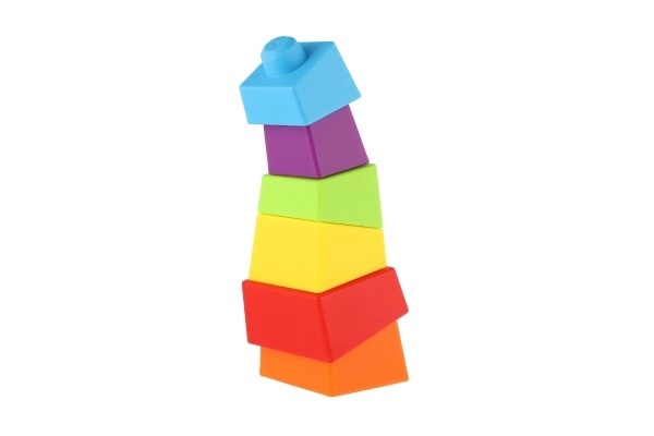 Colorful Tilting Tower Stacking Toy for Toddlers