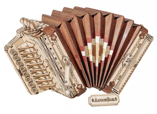 Wooden 3D Puzzle Pull Accordion