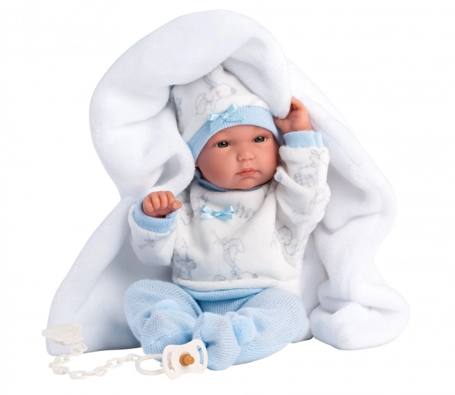 Newborn Doll Outfit Set with Blanket and Cuddly Cloth