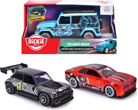 pullback racer friction car 15 cm with opening doors