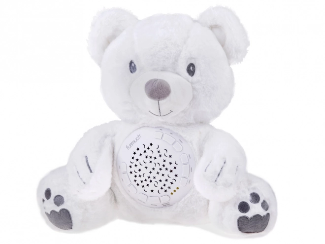 Plush White Bear Lullaby Projector Lamp