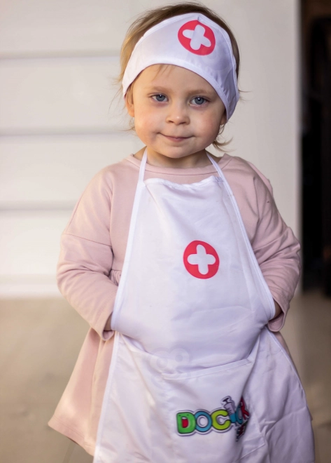 Nurse Costume with Cap for Kids