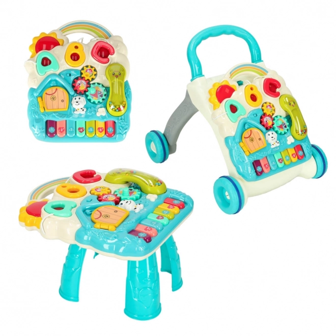 Interactive Educational Walker 4-in-1 Blue