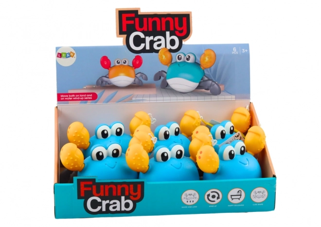 Wind-up Blue Crab Bath Toy