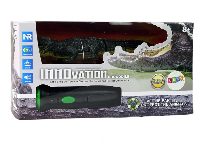 Remote Controlled Crocodile with Flashlight Control