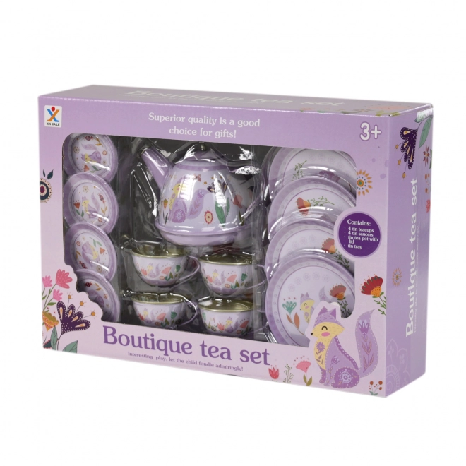 Metallic Tea Set for Kids