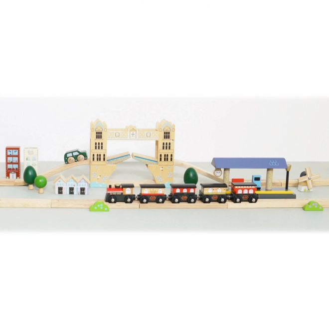 Le Toy Van City Wooden Train Set