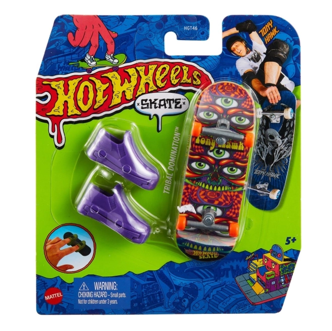 Fingerboard with Removable Skate Shoes by Hot Wheels