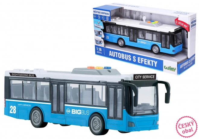 Toy Bus with Sound and Light Effects