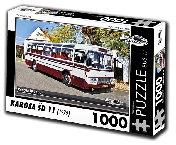 Retro Cars Puzzle Karosa Bus 1979