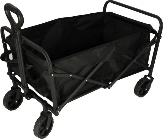 Carrello pieghevole per trasporto turistico per acquisti con ruote girevoli e manico telescopico