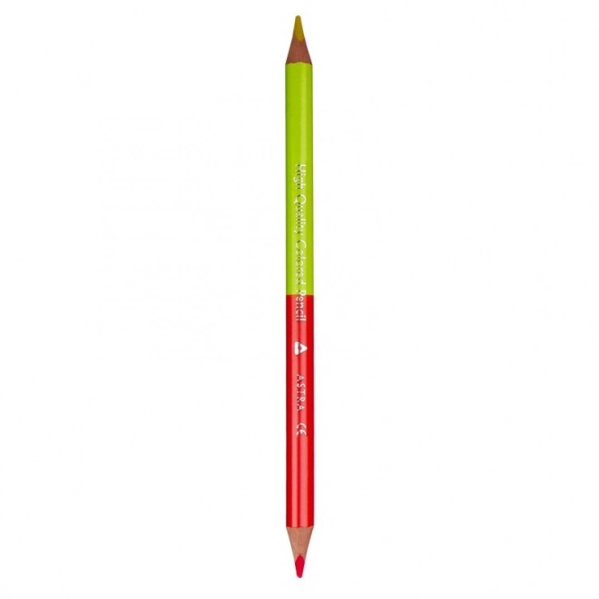 Astra Jumbo Triangular Double-Ended Colored Pencils Set