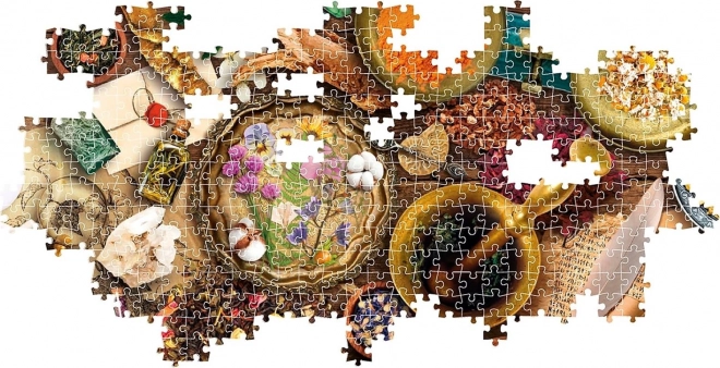 Clementoni panoramic puzzle herbalist's table 1000 pieces