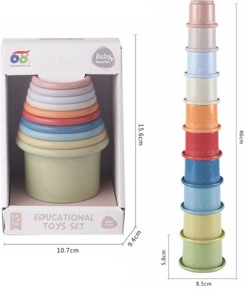 Stapelbare Becher rund 46 cm