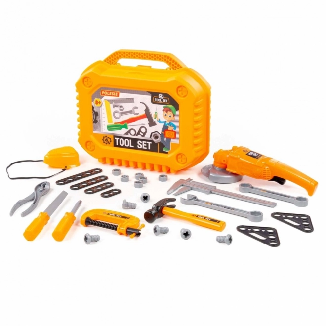 Tool Kit with Suitcase and Grinder for Kids