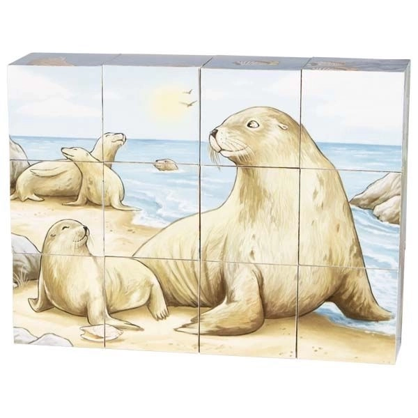 Goki Wooden Blocks Australian Animals