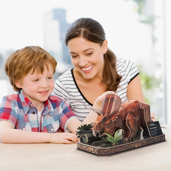 3D Puzzle National Geographic Triceratops