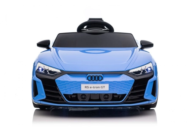 Battery-Powered Audi E-Tron GT Blue Ride-On Car