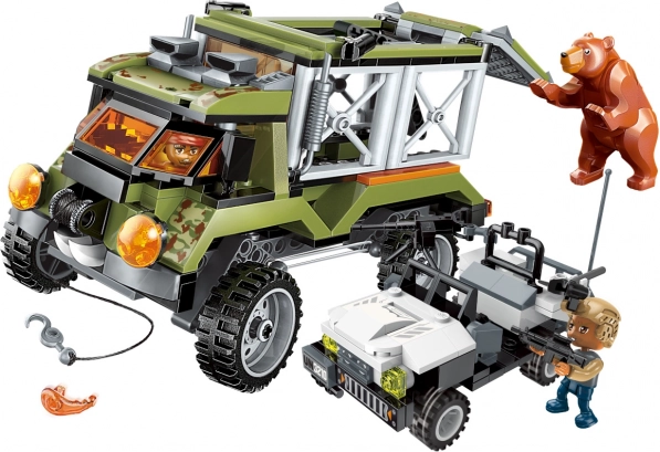Action vehicle and gear for the rescue mission