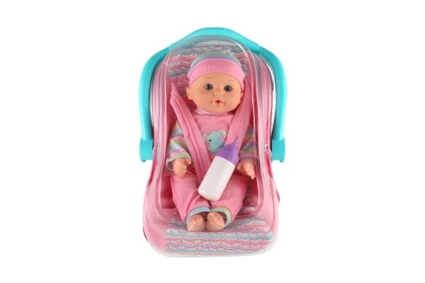 Baby Doll With Car Seat And Bottle