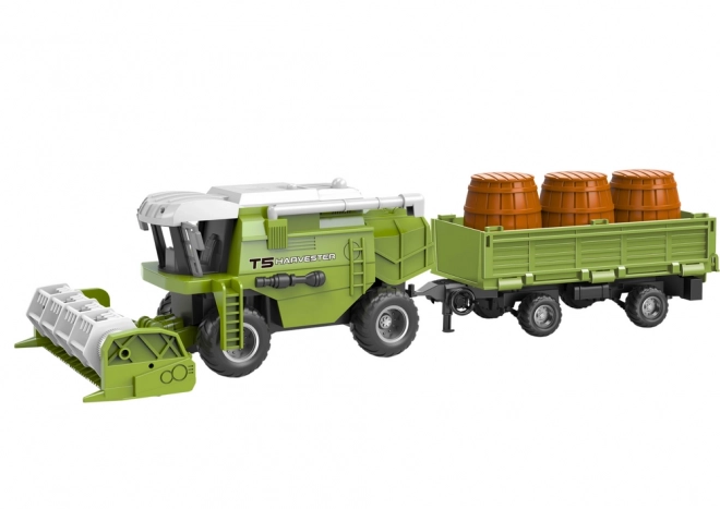 Remote Controlled Farm Harvester with Trailer