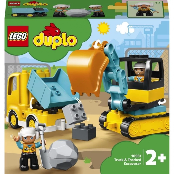 Lego Duplo - Truck and Tracked Excavator