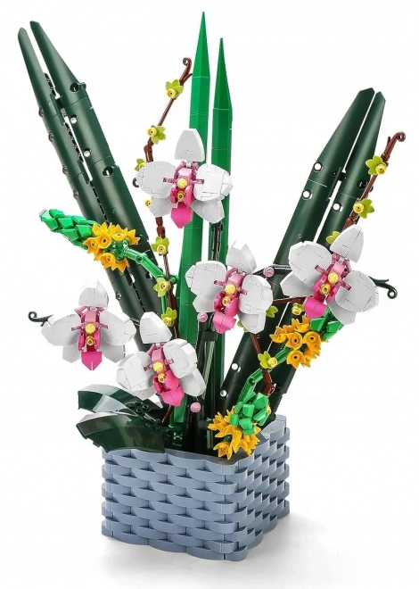 Construction Block Flower Bouquet Set