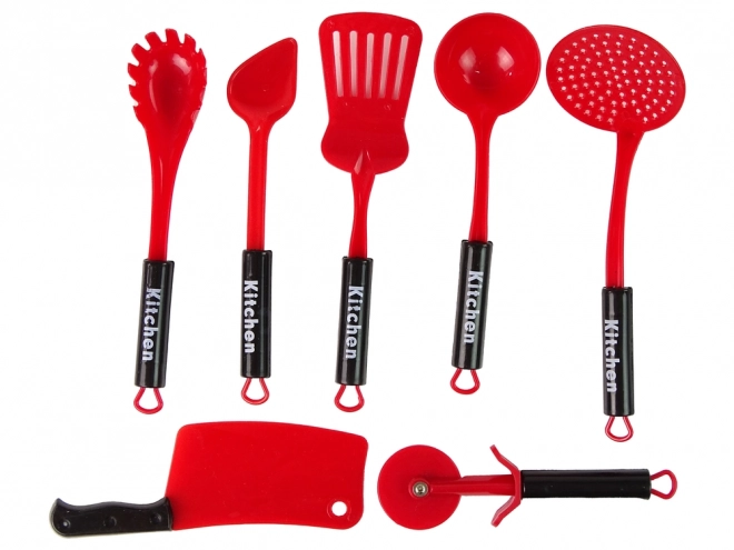 Red Children's Kitchen Cookware Set