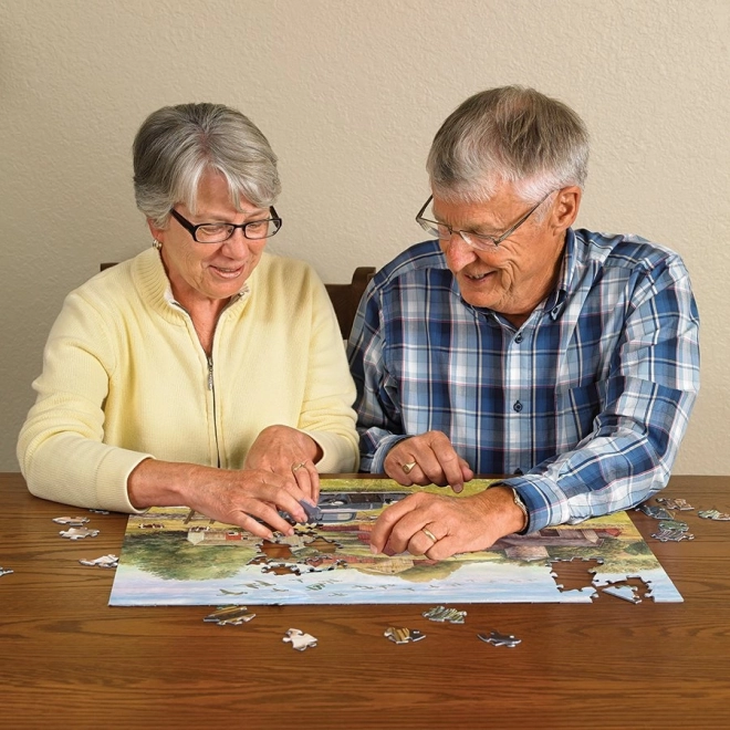 Cobble Hill Summer Afternoon on the Farm XL Jigsaw Puzzle