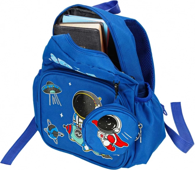 Dětský batoh astronaut pro předškoláky 30x14x23 cm