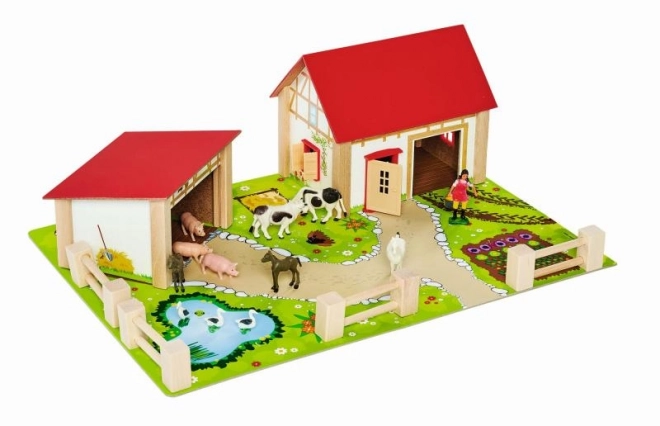 Wooden Farm Set with Accessories