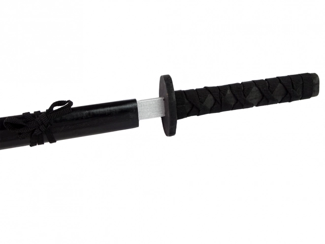 Wooden Knight's Sword Black Prop 73 cm