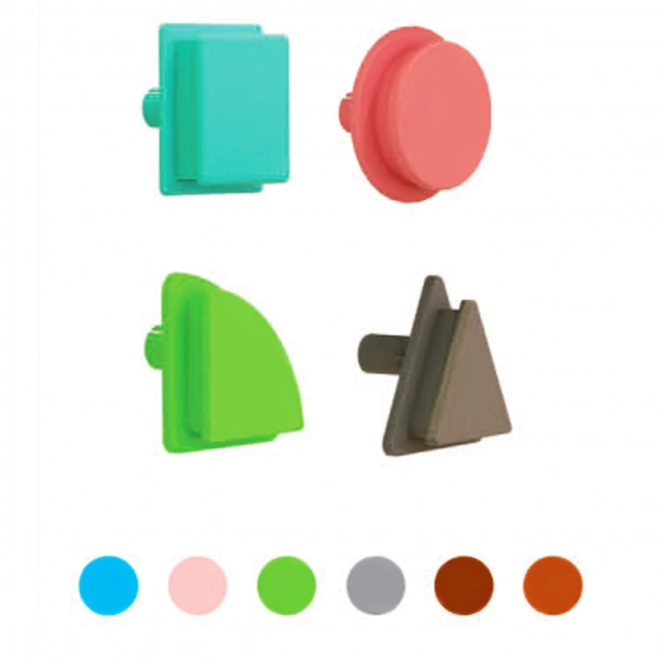 Masterkidz geometriai elemek készlet 256 db
