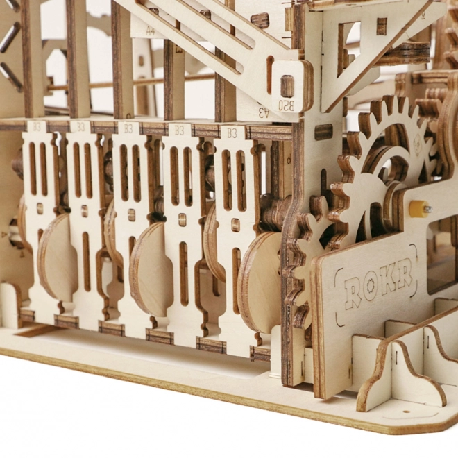 Rokr 3D Wooden Puzzle Marble Run Parkour