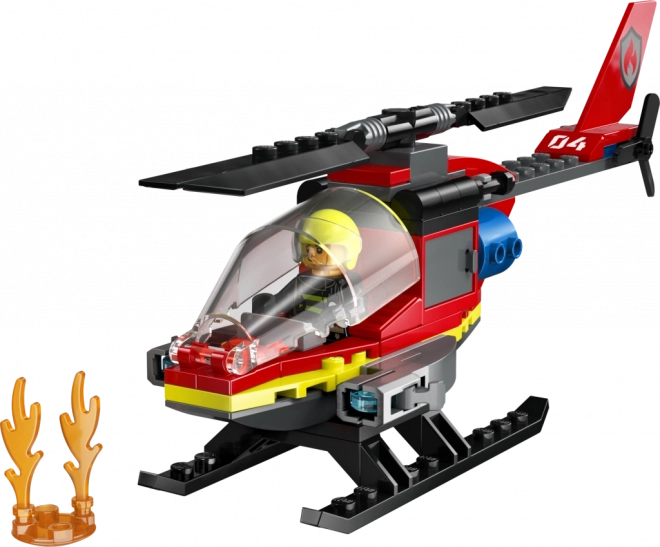 Fire Rescue Helicopter Set