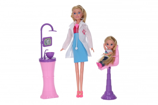 Dentist Doll with Little Girl